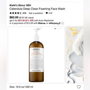 Brand new kiehls face wash